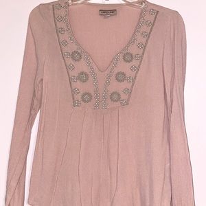 Cape Juby Small Blush Flowy Blouse